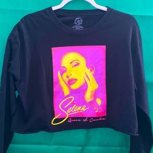 Selena crop tee